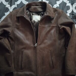 Men's Dana Erin Brown Leather Jacket
